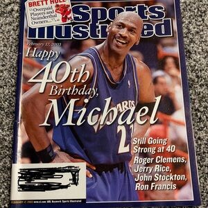 Michael Jordan Sports Illustrated 40th Birthday Magazine February 17, 2003